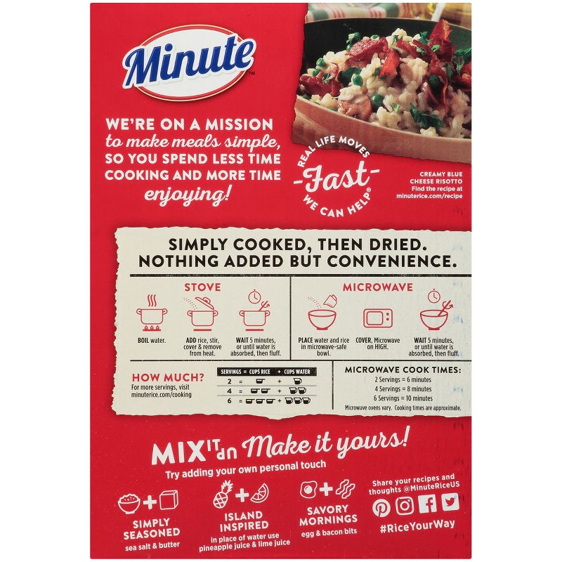 Minute Instant Enriched Long Grain White Rice - 14oz