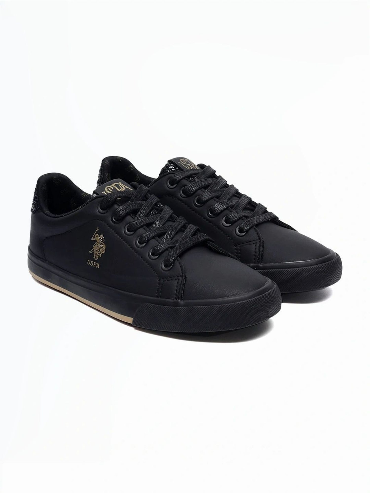 U.S. Polo Assn. Women's Black Sneakers