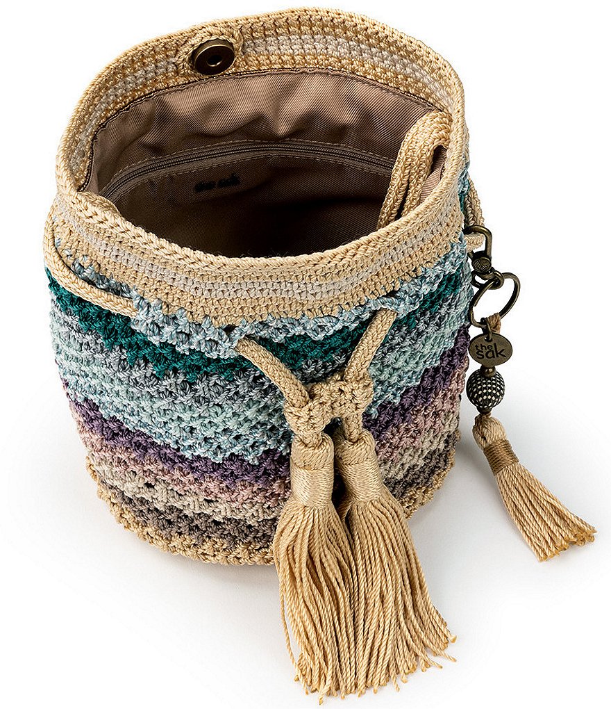 Dooney & Bourke Saffiano Collection Drawstring Bucket Bag