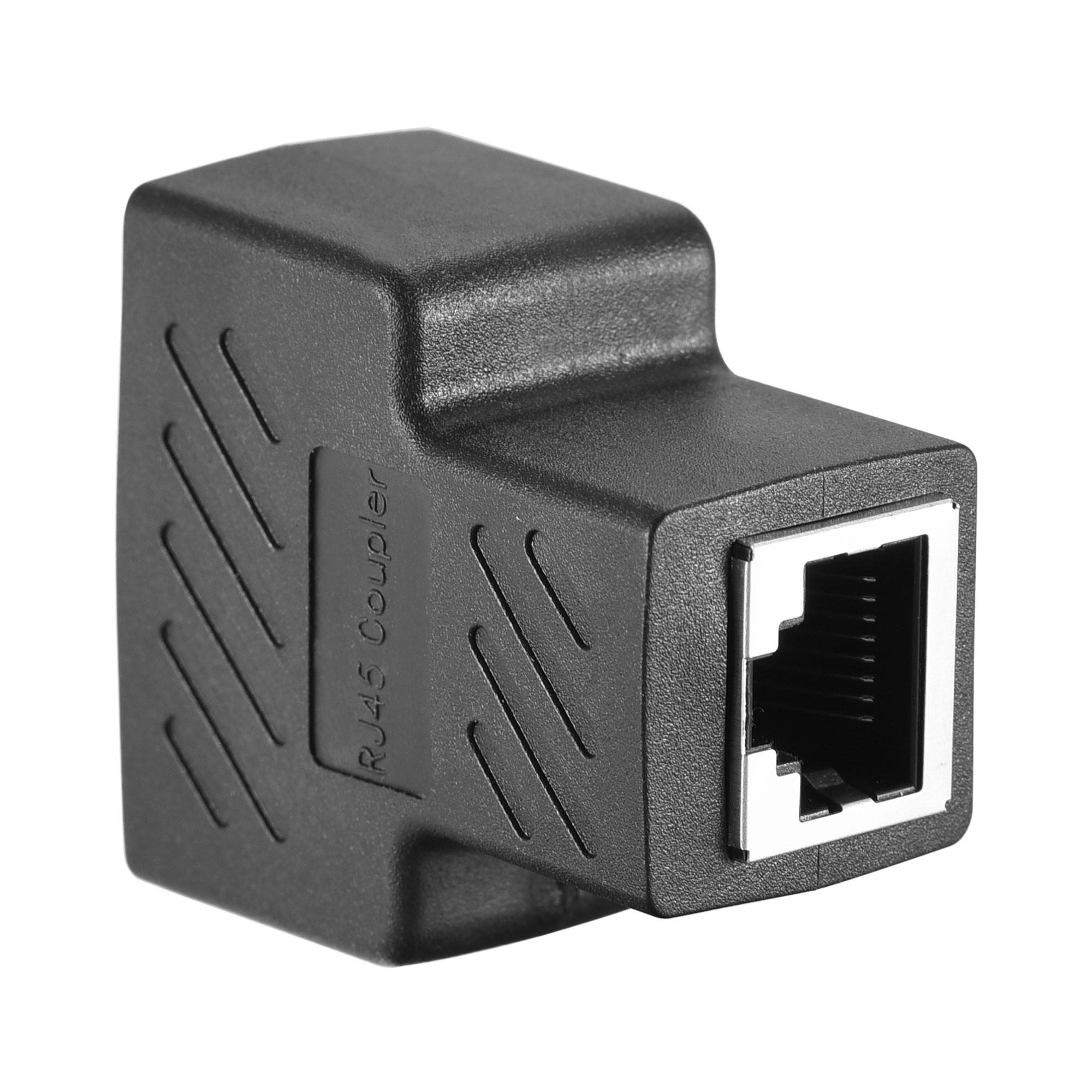 Cat6 110 Style Punch Down Keystone Jack, White, CAT 6, Rj45 90 Degree 50-Pack