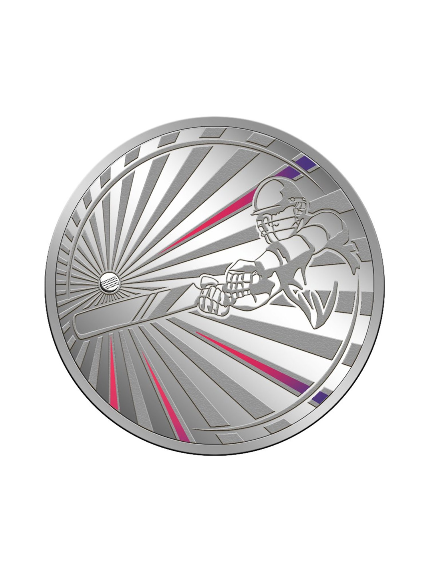 PC Jeweller 24k (999.9) 31.1gm ICC Official World Cup 2019 The Striker Silver Coin Medal