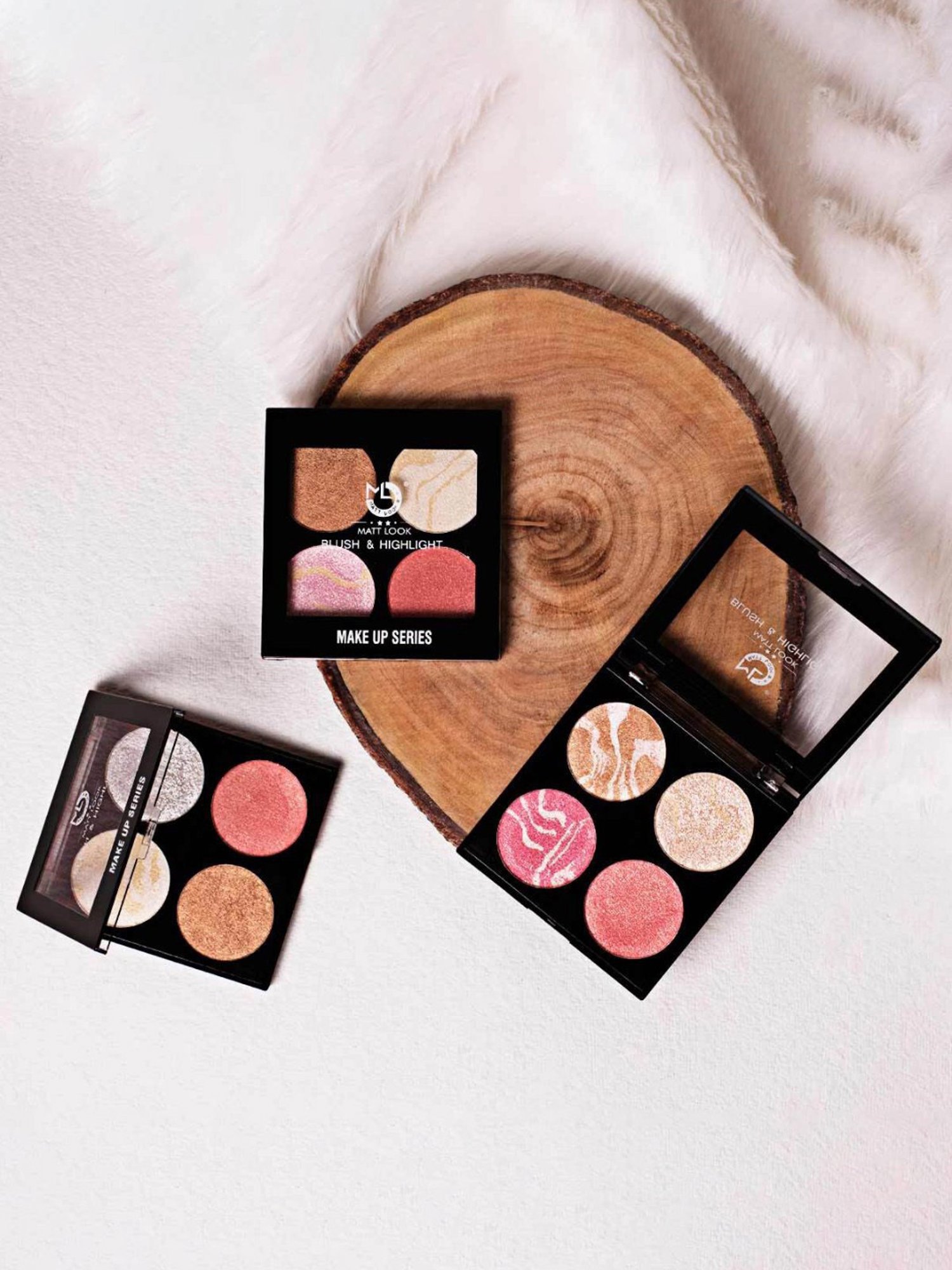 Matt Look Makeup Series Blush & Highlight 04 - 12 gm