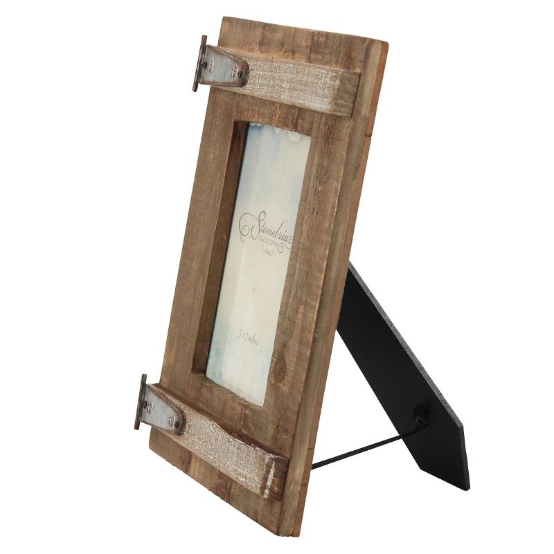 5" x 7" Wooden Barn Door Single Frame - Stonebriar Collection