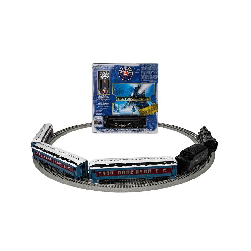 Lionel Trains The Polar Express Passenger Electric Powered Bluetooth Train Set with Movie Sounds, Remote Control for Ages 14 Years and Up