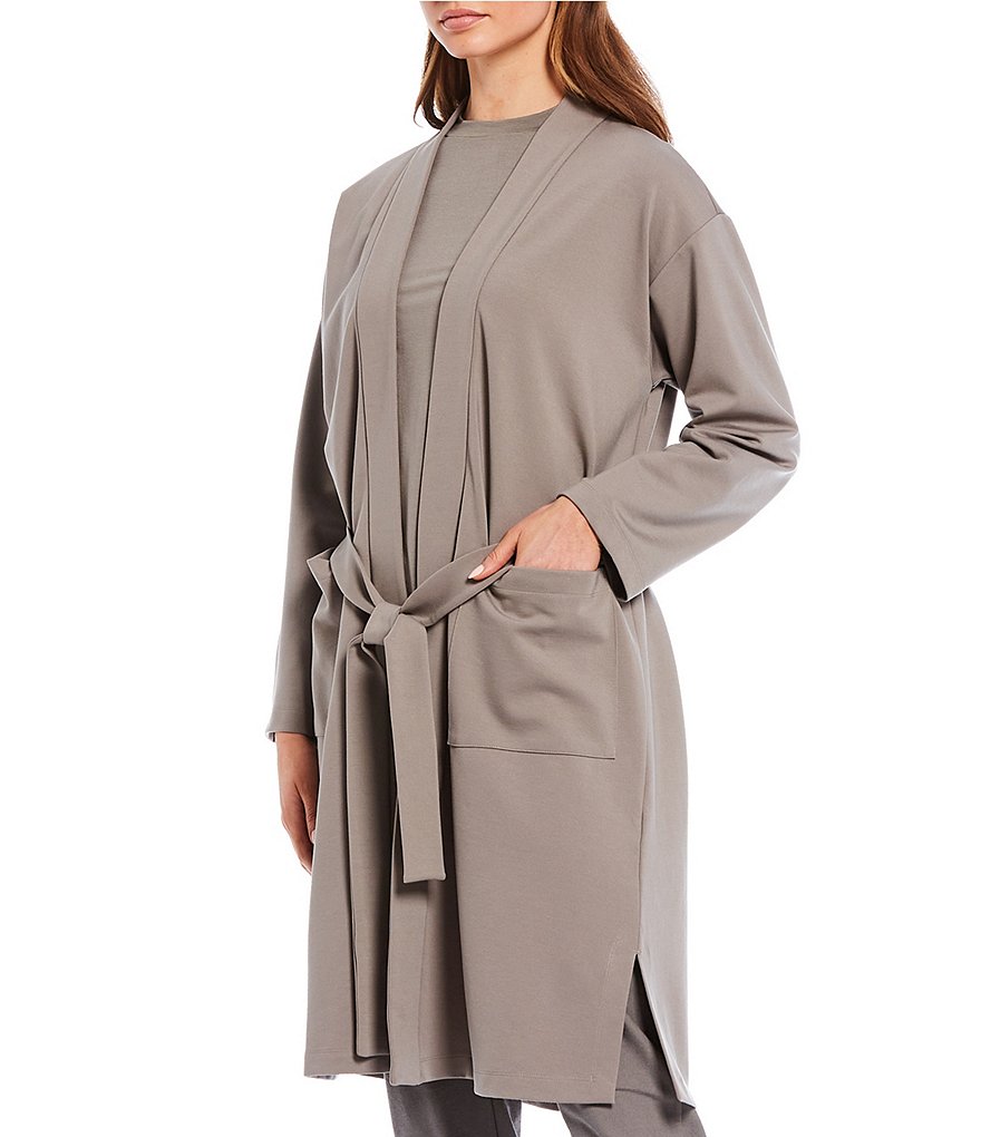 Ali Miles Printed Button Front Floral Wire Neck 3/4 Bell Sleeve Jacket