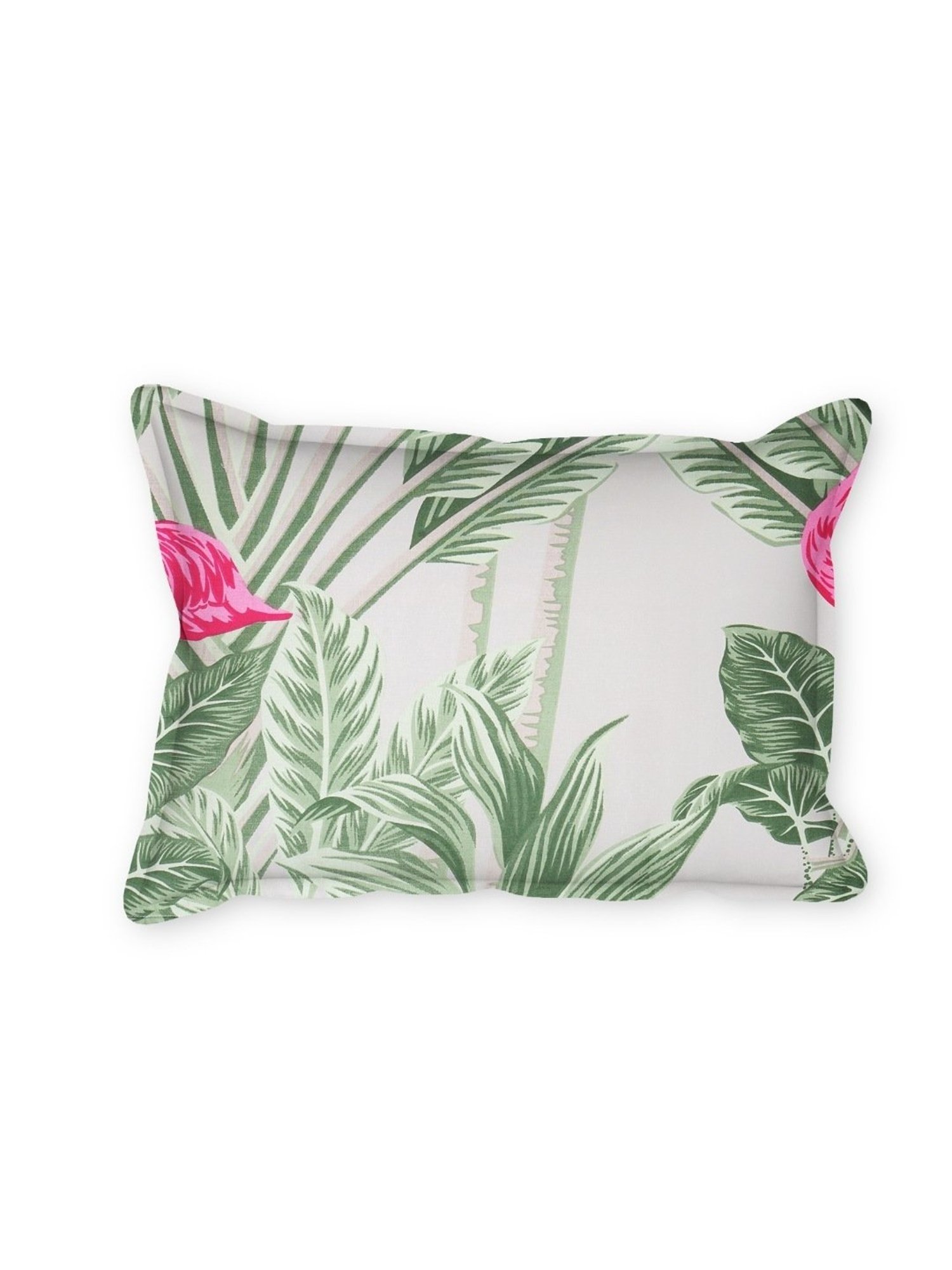 SEJ by Nisha Gupta Abstract Green 160 TC Cotton Double Bed Sheet with 2 Pillow Covers