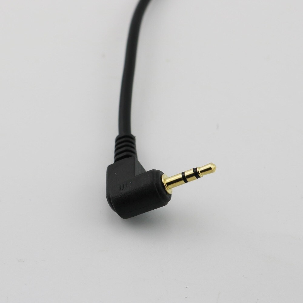 1pc 35cm 2.5mm Male Right Angle to 2.5mm Male Right Angle M/M TRS Stereo Audio Adapter Gold Plated Cable