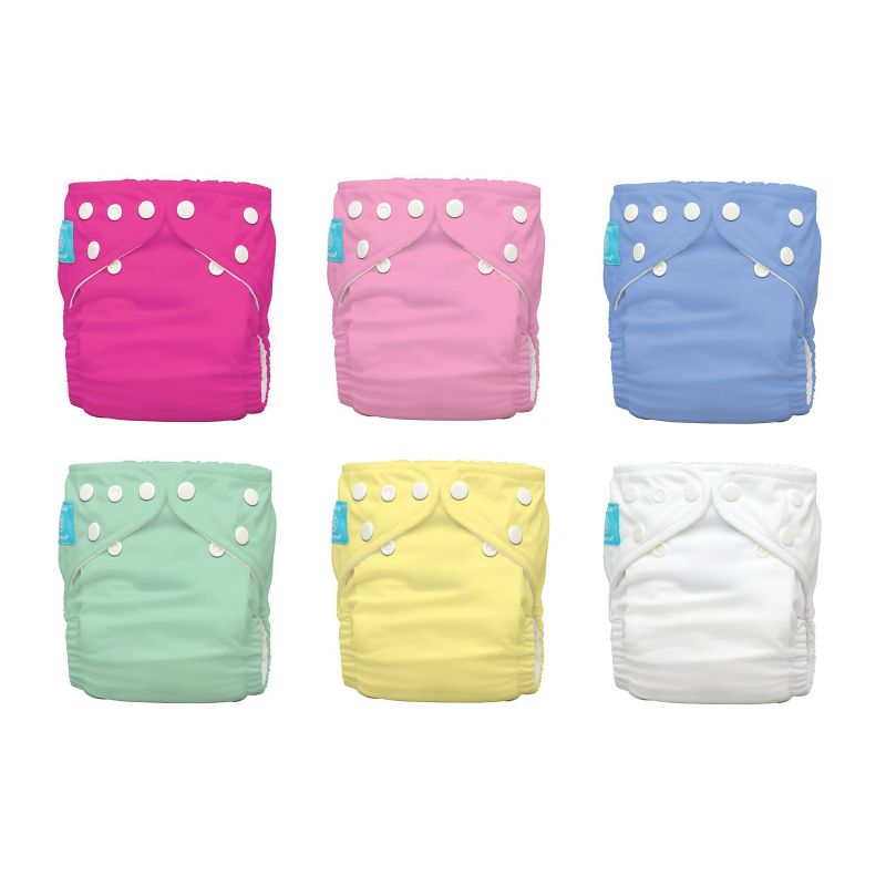 Charlie Banana Reusable All-in-One Diaper - 6pk