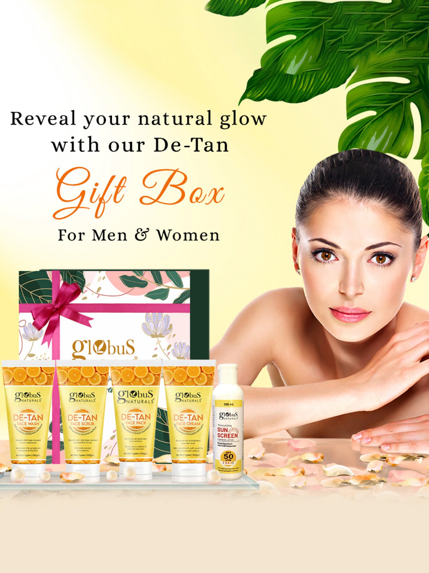 Globus Naturals De-Tan Rakhi Gift Box - Set of 5