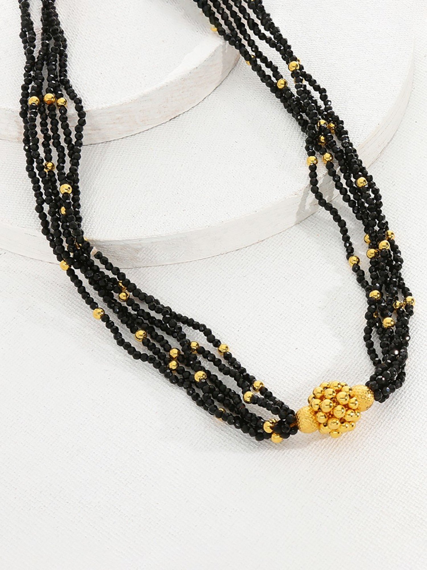 P.N.Gadgil Jewellers 22k One-Bead Wonder Gold Choker