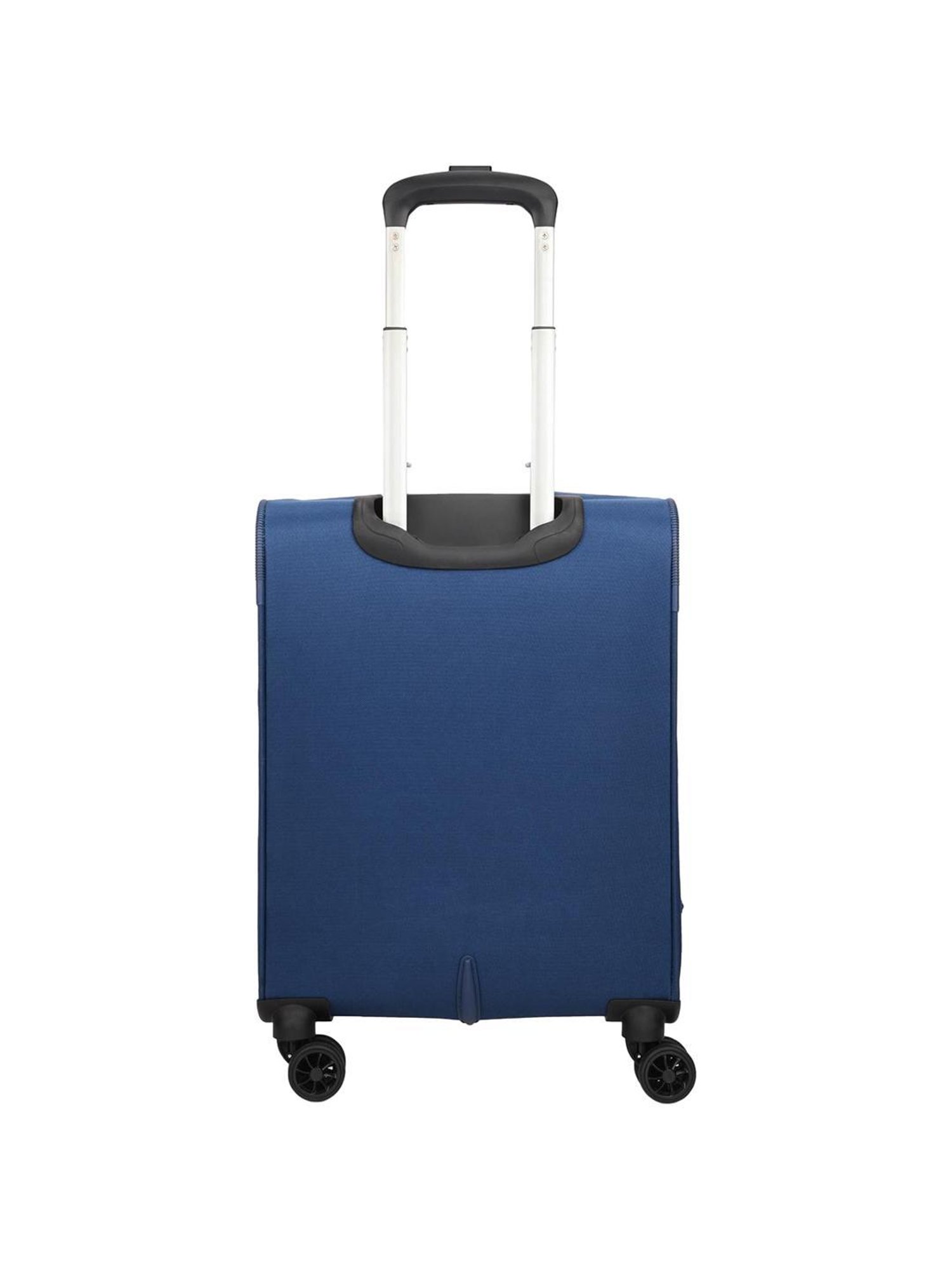 Aristocrat Dark Blue Solid Soft Cabin Trolley Bag - 25 cm