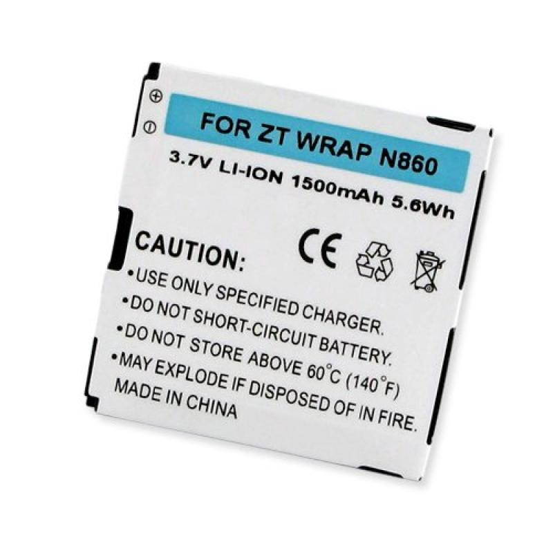 ZTE N860 Cell Phone Battery (Li-Ion 3.7V 1500mAh) Rechargable Battery - Replacement For ZTE LI3712T42P3H374141 Cellphone Battery
