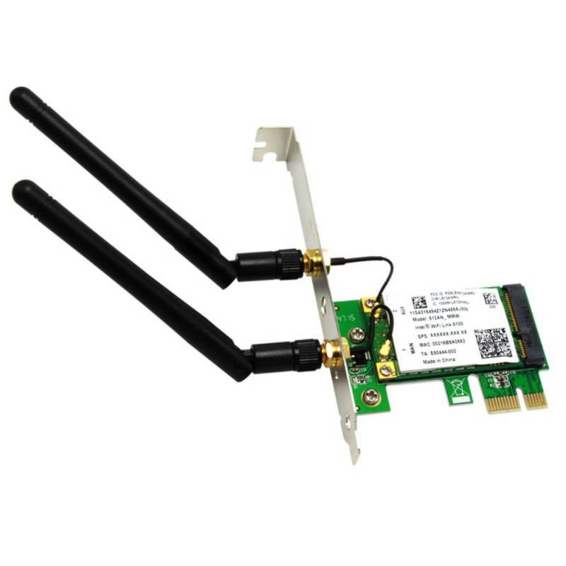 Quality High speed network adapter Dual Band 2.4/5Ghz WiFi PCI-E Network Card 450Mbps PC Desktop Wireless Adapter