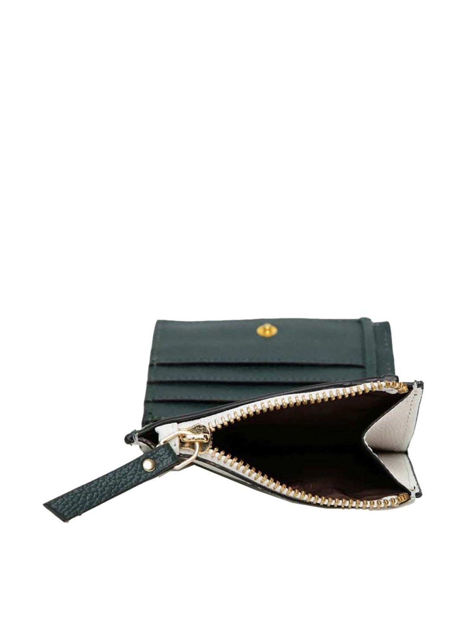 KLEIO White Solid Bi-Fold Wallet for Women