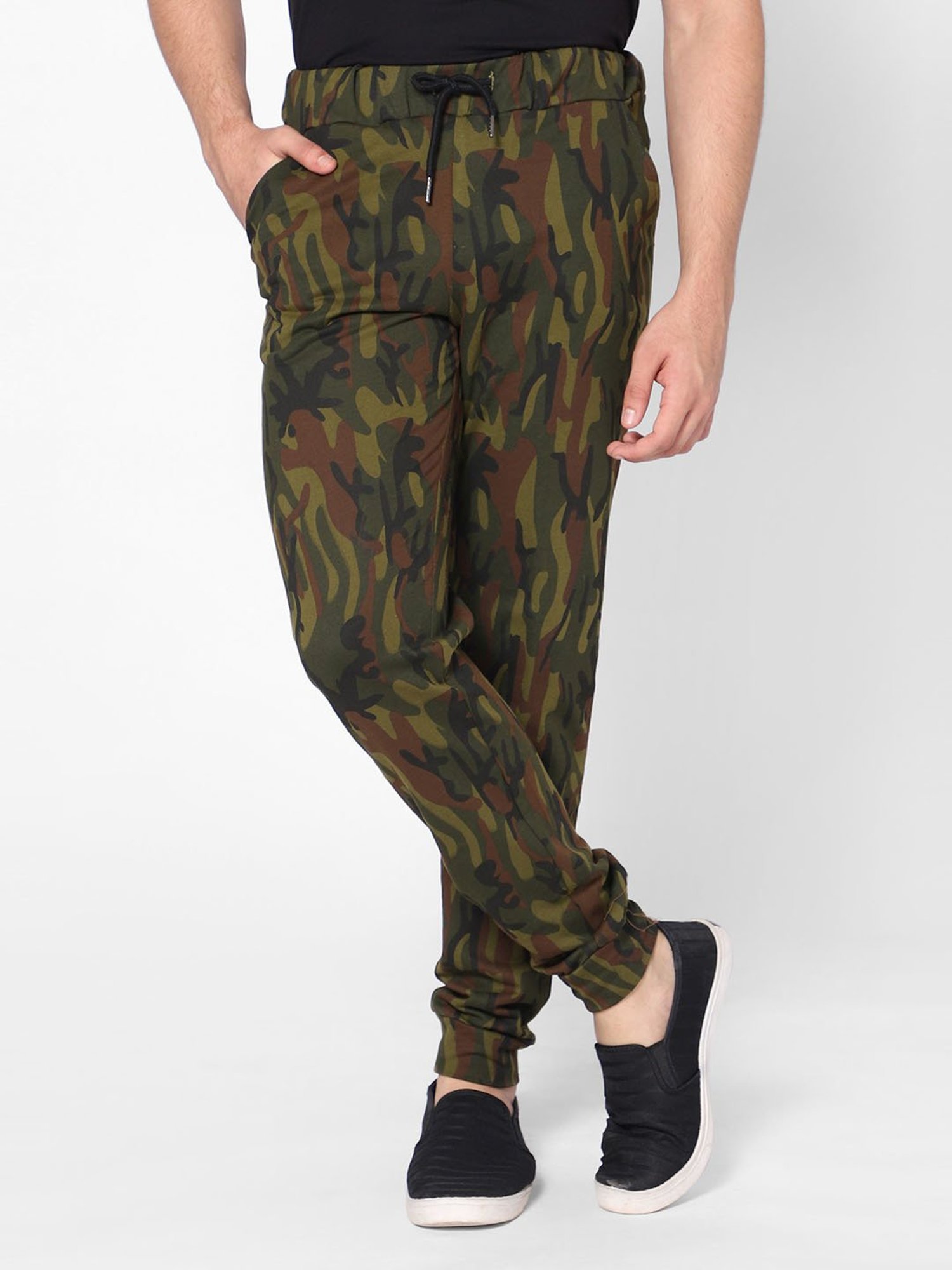 TeenTrums Boys Multicolor Camouflage Joggers