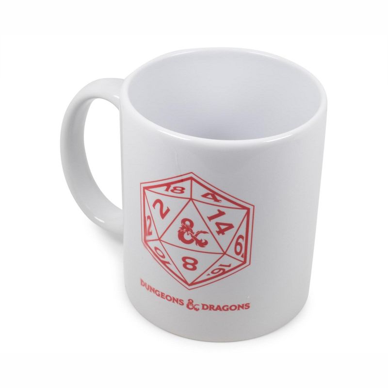 Surreal Entertainment Dungeons & Dragons D20 Dice Ceramic Mug | Holds 11 Ounces