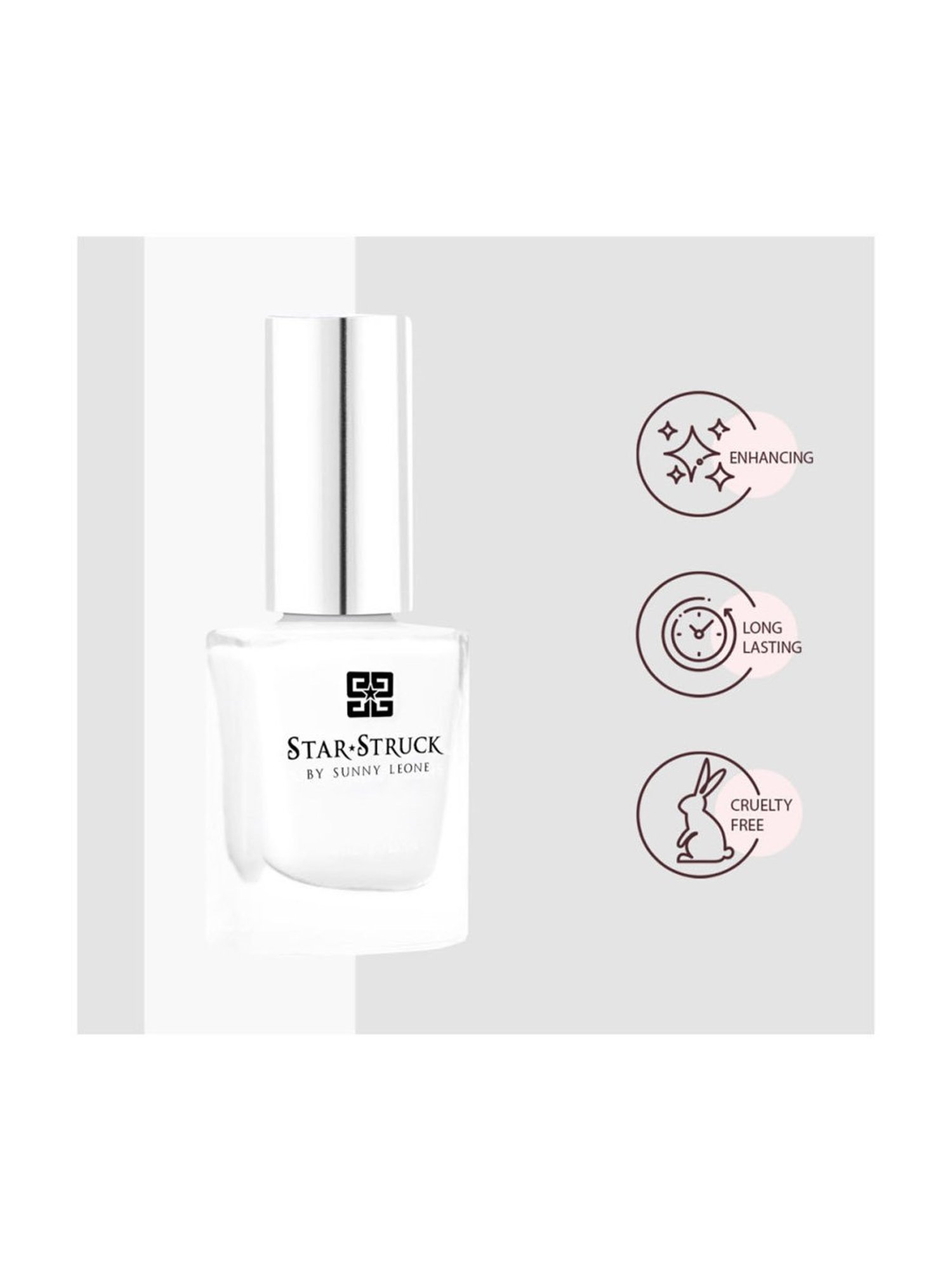 StarStruck By Sunny Leone Nail Polish Snow - 8 ml