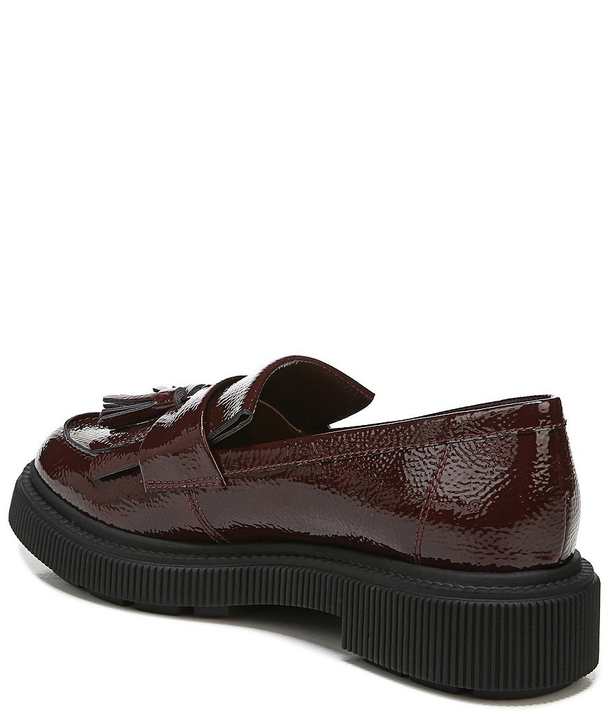 Franco Sarto Jack Kiltie Fringe Tassel Patent Loafers