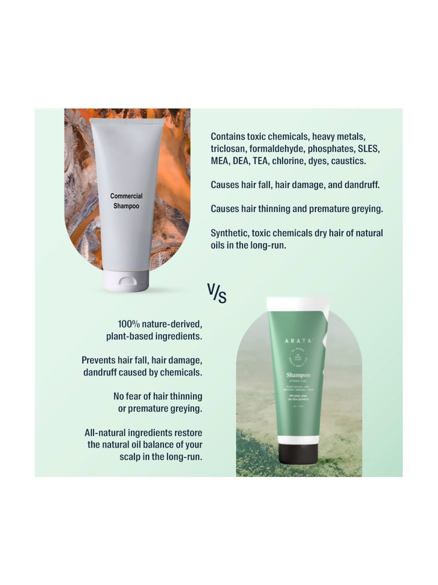 Arata Hydrating Hair Shampoo - 75 ml