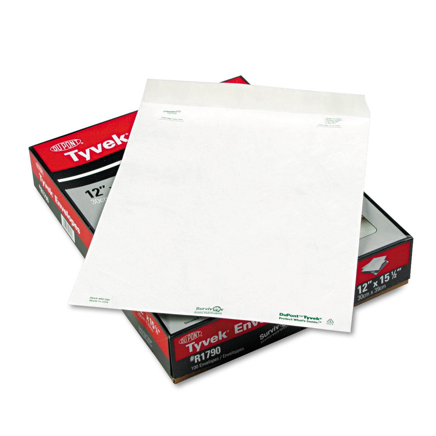 Survivor Tyvek Mailer 12 x 15 1/2 White 100/Box R1790