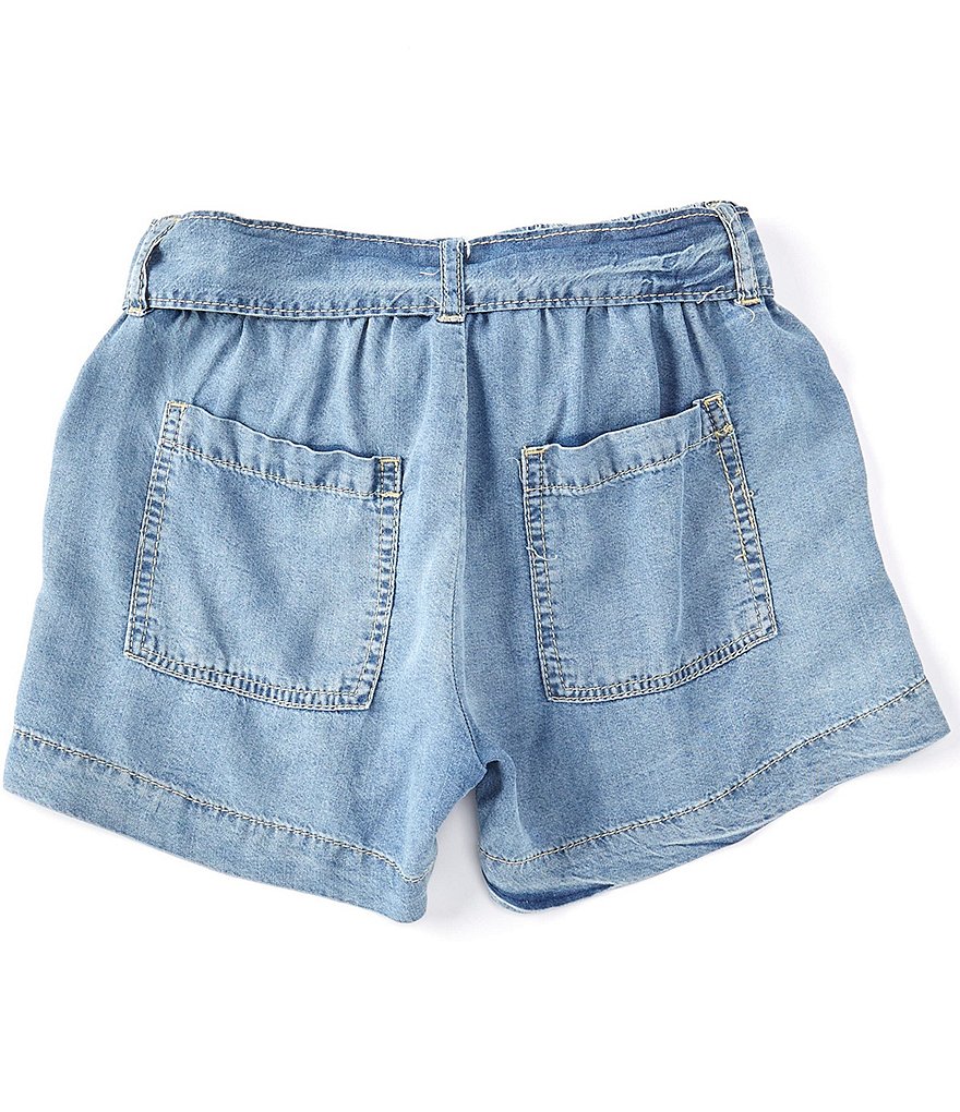 Copper Key Big Girls 7-16 Tie Front Shorts