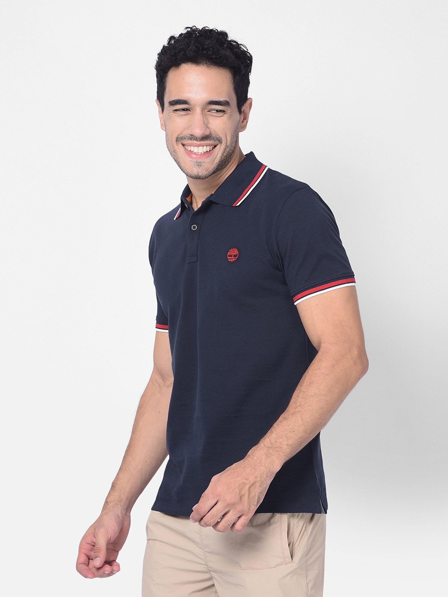 Timberland Navy Regular Fit Polo T-Shirt