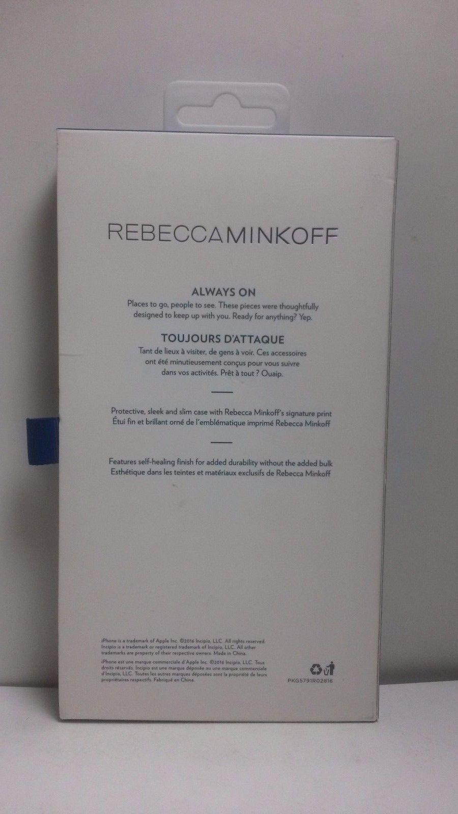 Rebecca Minkoff Sheer Case for Apple iPhone 8/7 - Geometric Wall Clear/Holographic Foil