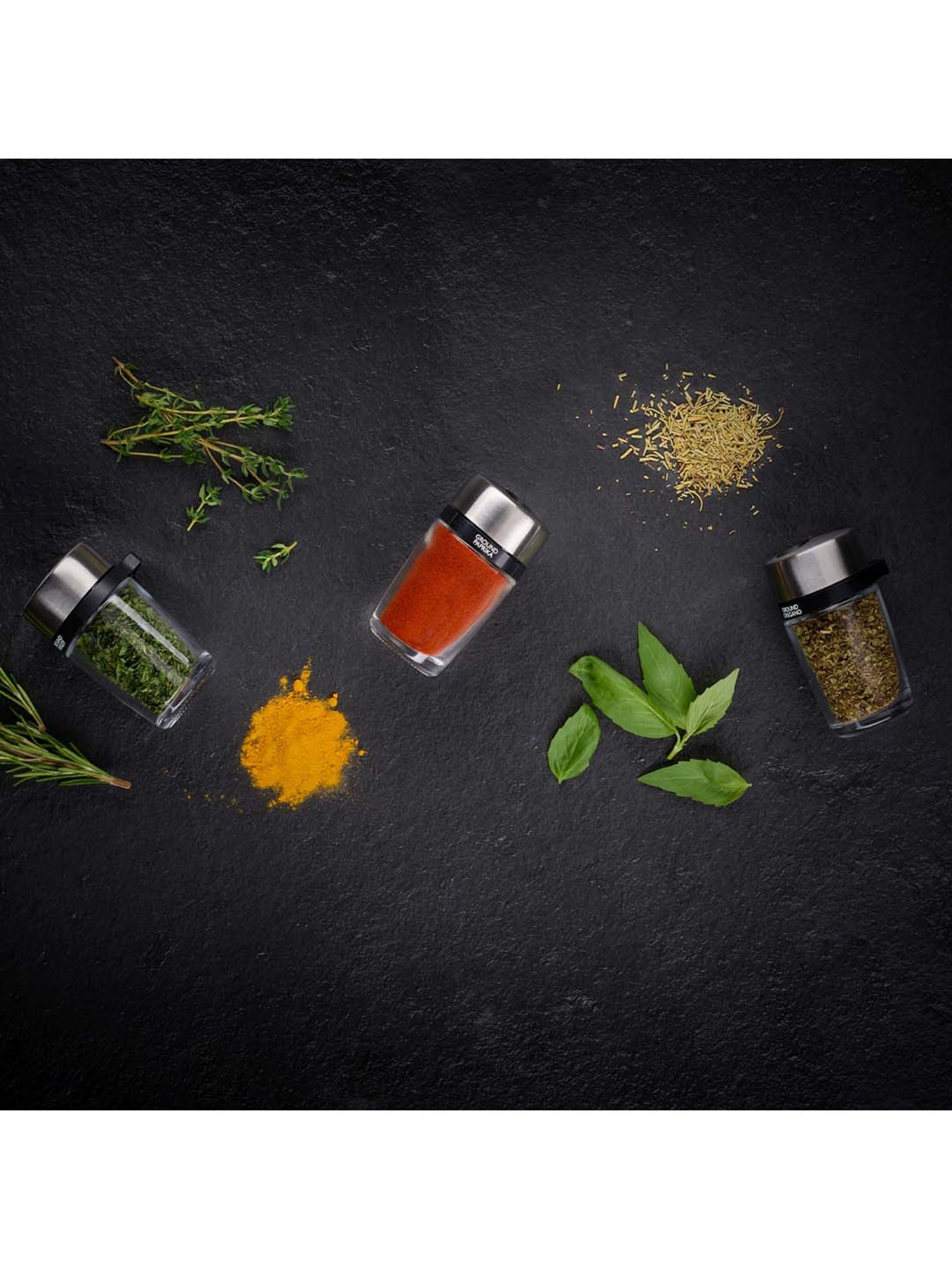 Cole & Mason Multicolor Glass 20.7 cm 7-In-1 Salt & Pepper Shaker