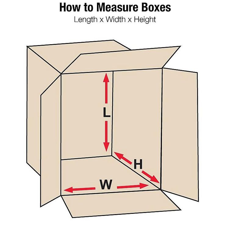 COASTWIDE 22 x 22 x 22 Shipping Boxes, 32 ECT, Brown 222222