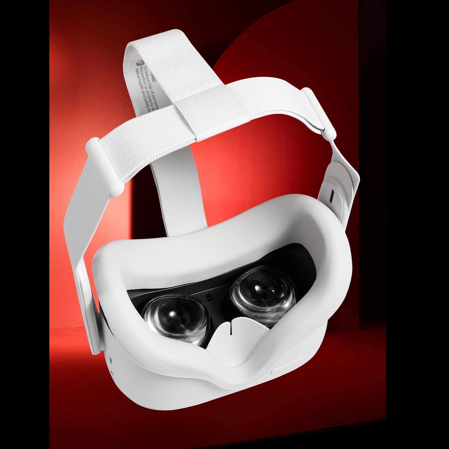 Newest VR Silicone Interfacial Cover for Oculus Quest 2 Face Protect Skin Sweatproof Lightproof Anti-Leakage