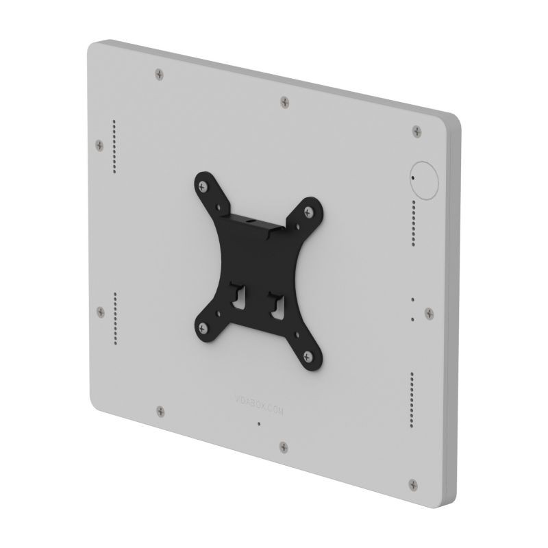 VidaMount Light Grey Enclosure and Tilting VESA Slim Wall Mount [Bundle] compatible with iPad Pro 12.9" (3rd Gen)