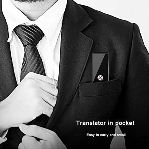 Language Translator Device Smart Two Way Voice Translator Bluetooth Support 44 Languages for Travelling Abroad Learning Shopping Business Chat Recording Translations