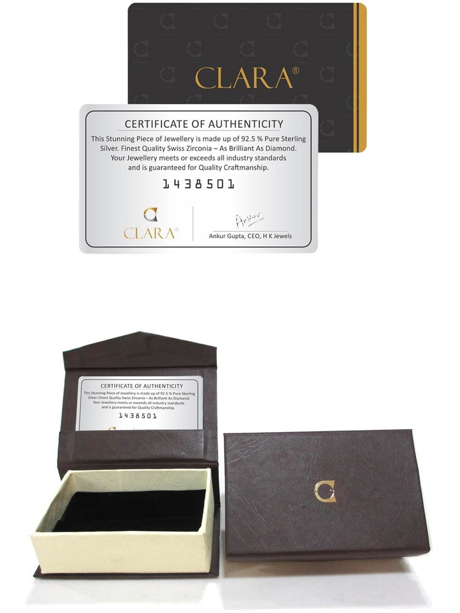 Clara 92.5 Sterling Silver Stella Earrings for Women