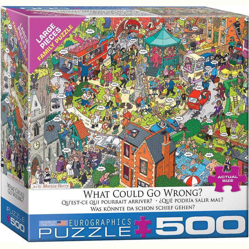 Eurographics Inc. What Could Go Wrong? by Martin Berry 500 Piece Jigsaw Puzzle