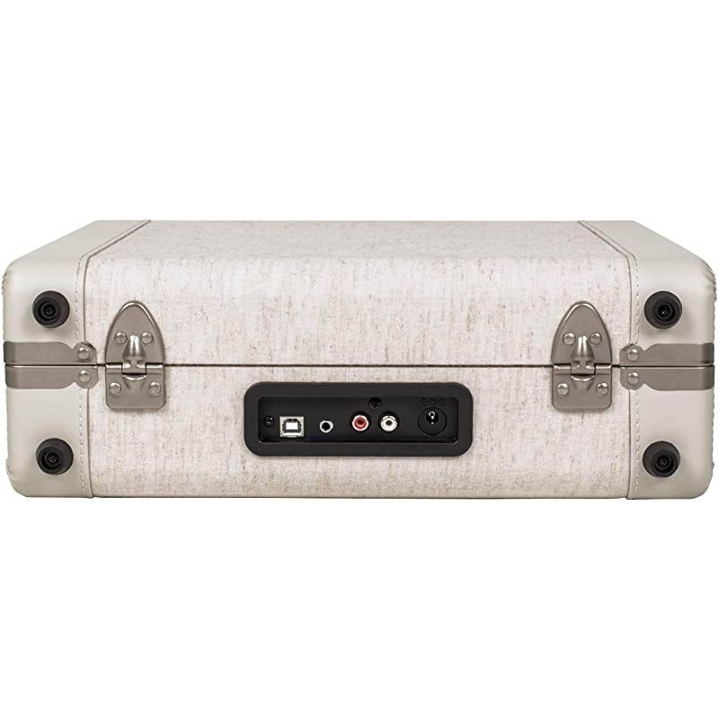 CR6019D-SA Executive Vintage Bluetooth 3-Speed Portable Suitcase Turntable with USB, Sand