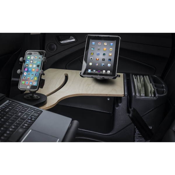AutoExec AUE18022 AutoExec AUE18022 Reach Desk Back Seat Car Desk Birch Finish with Built-in 200 Watt Power Inverter, Phone Mount and Tablet Mount
ReachDeskS-03 BS Tablet Elite
