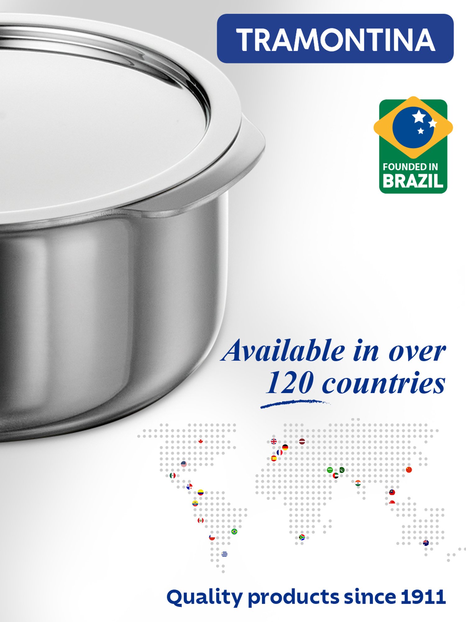 HAZEL Silver Induction Bottom Tope Stainless Steel Patila - 17.7 cm (2500 ml)