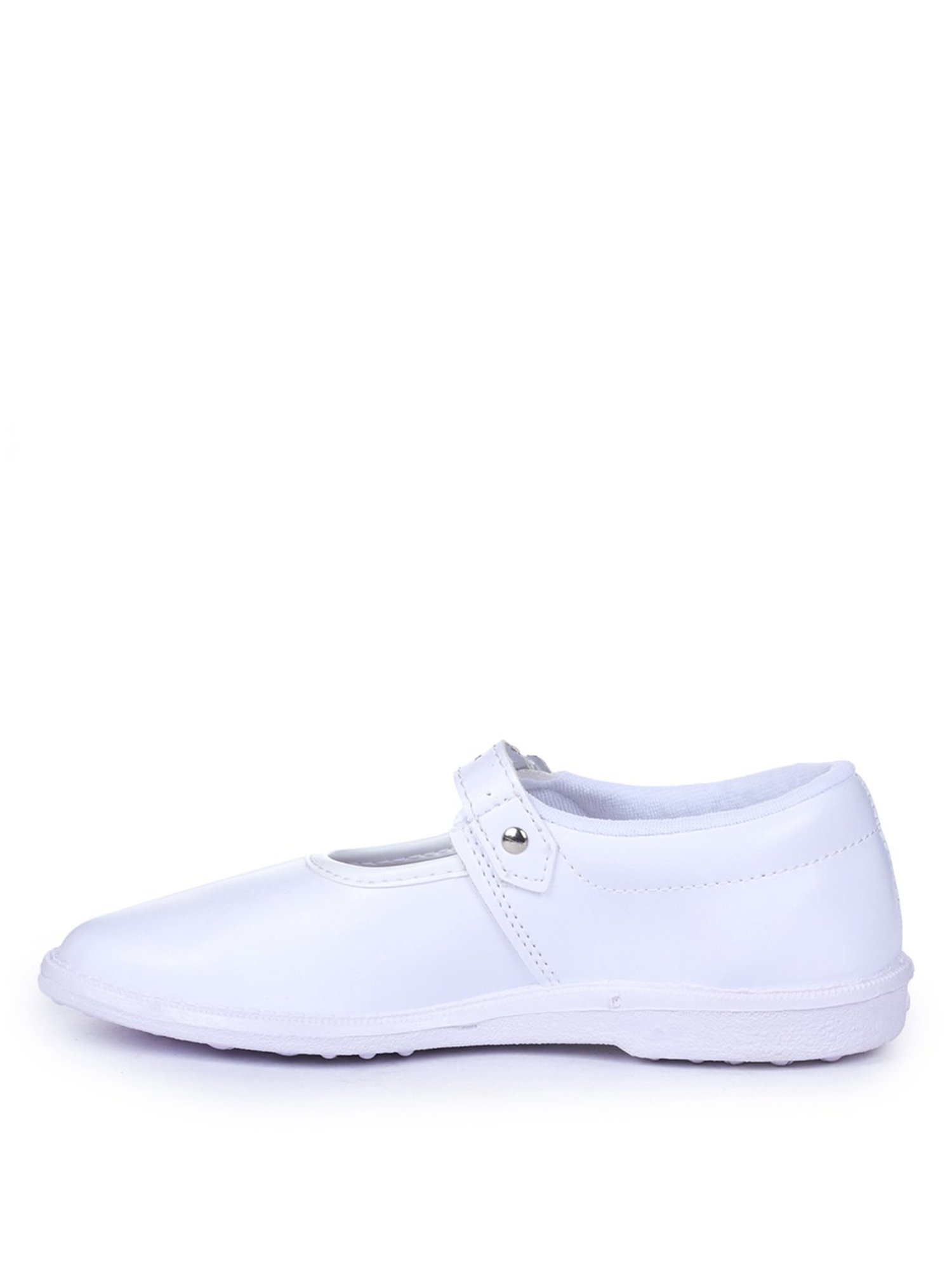 Prefect By Liberty Kids White School Shoes