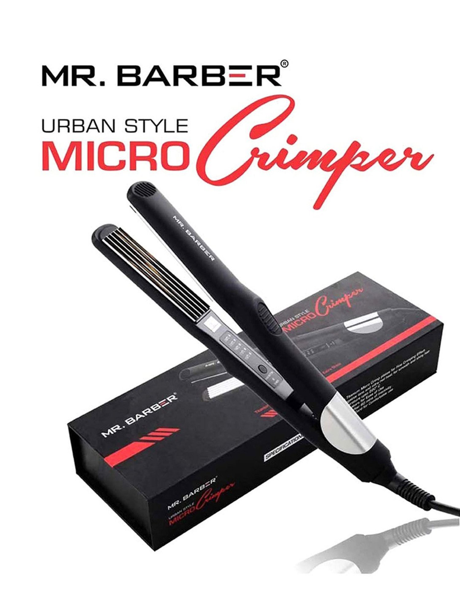 Mr. Barber Urban Style MB-UMC Micro Crimper (Black)