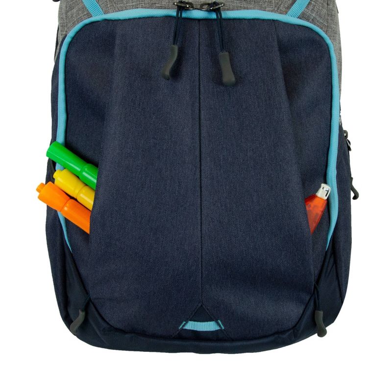 Bondka Sport 19" Blaze 2.0 Backpack - Mint/Heather Gray/Heather Blue
