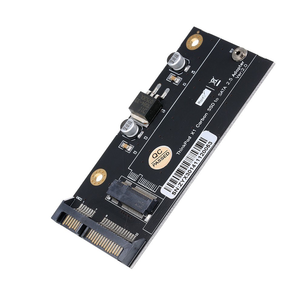 20+6 Pin SSD to SATA 2.5" Adapter Card Converter For Lenovo Thinkpad X1 Carbon