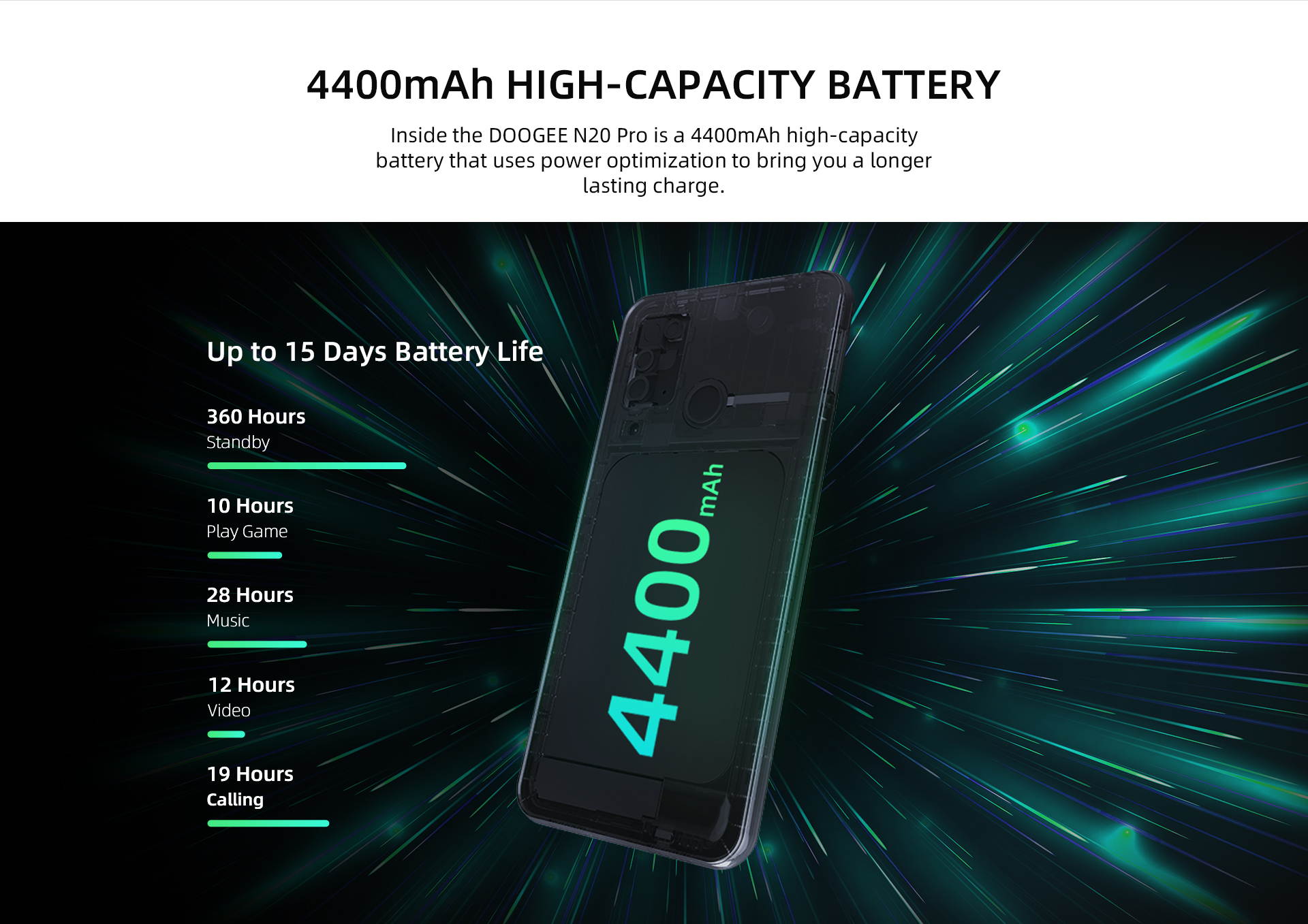 DOOGEE N20 Pro Quad Camara Telefonos moviles Helio P60 Octa Core 6GB RAM 128GB ROM Version Global 6.3"FHD + Android 10 OS Smartphone