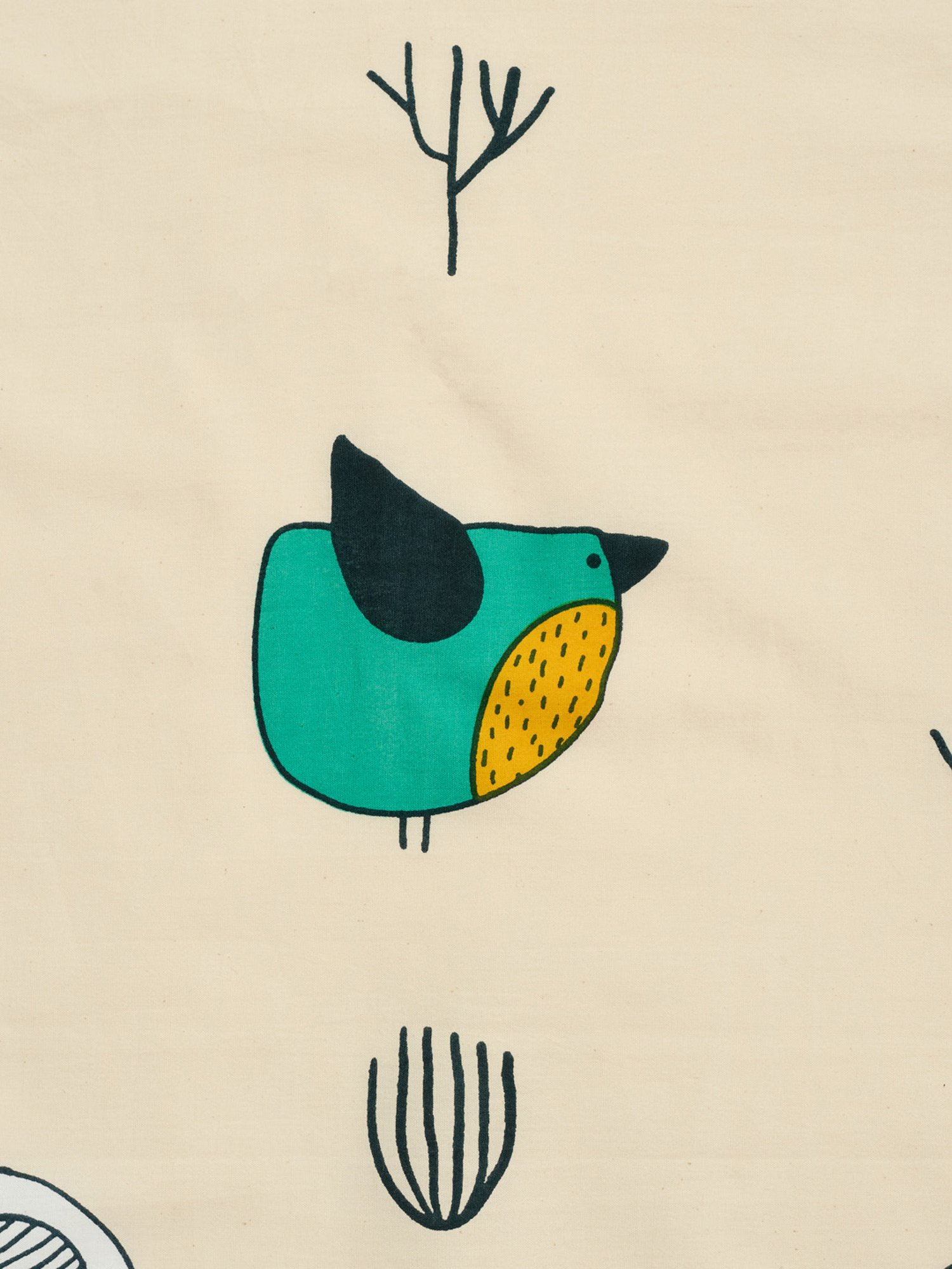 Fabindia Home Printed Pink 180 TC Cotton Single Size Bed Sheet with 2 Pillow Covers