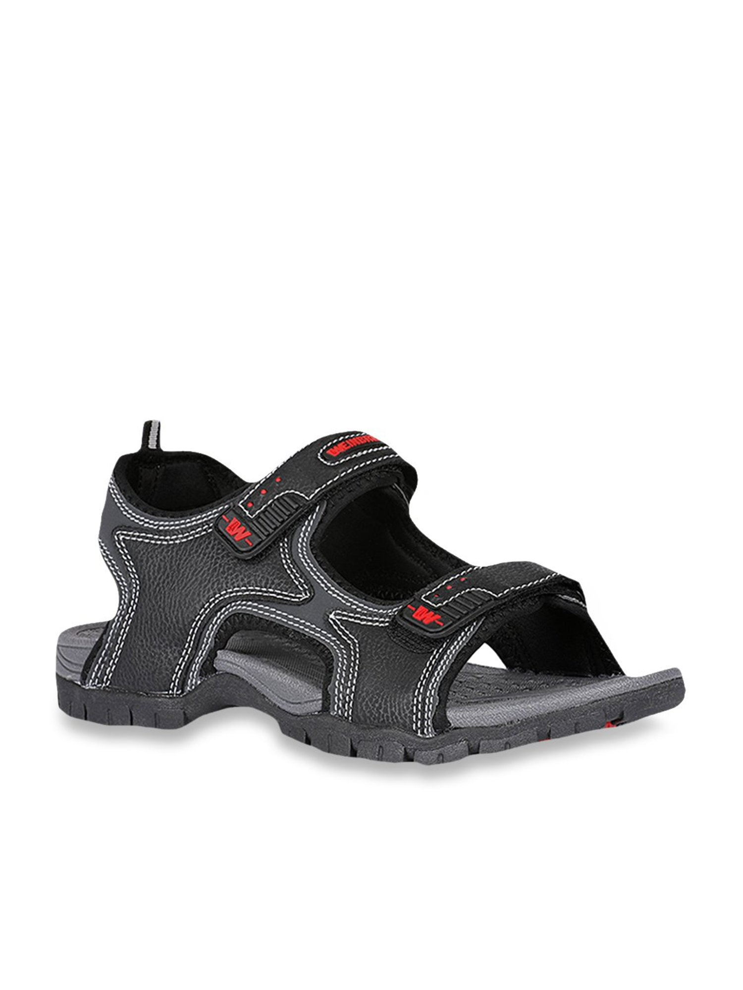 Weinbrenner by Bata Men's Black Floater Sandals
