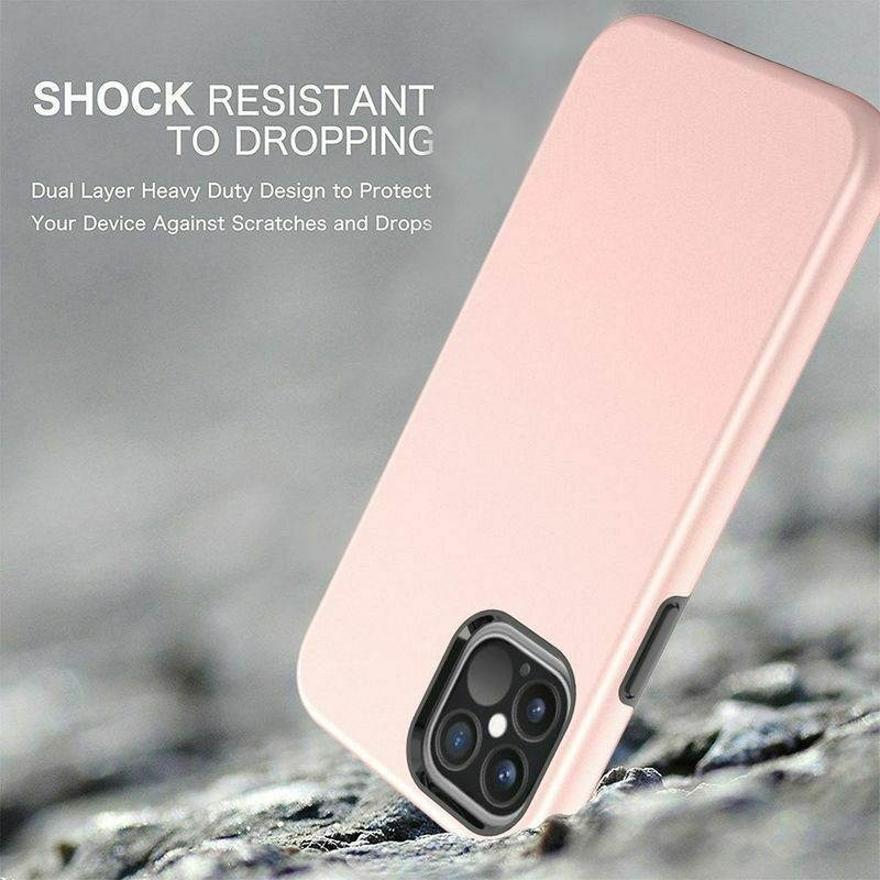 For  iPhone 12/ 12 Pro 6.1 in Pink The Patrol Hard TPU Hybrid Case