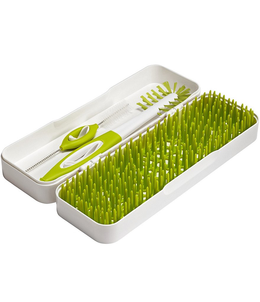 Boon TRIP Travel Drying Rack + Bottle Brushes