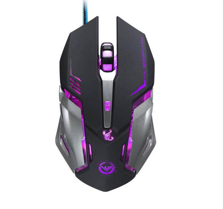 RAJFOO Crazy Scorpion 8D 3200DPI 6Buttons Ergonomic Usb Optical Pro-Gaming Mouse