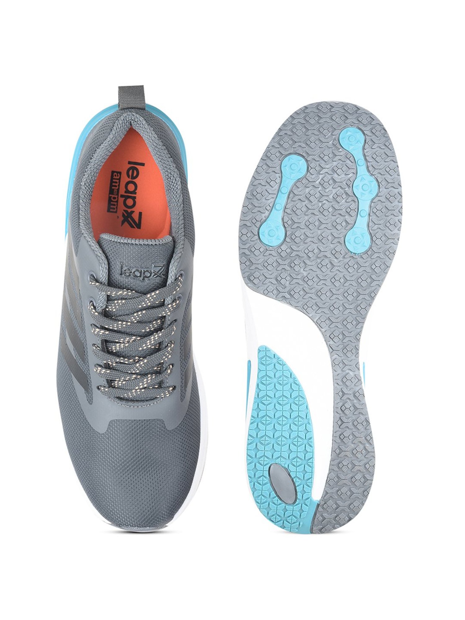 Leap7X by Liberty Men's CAPSICO-1 Grey Running Shoes