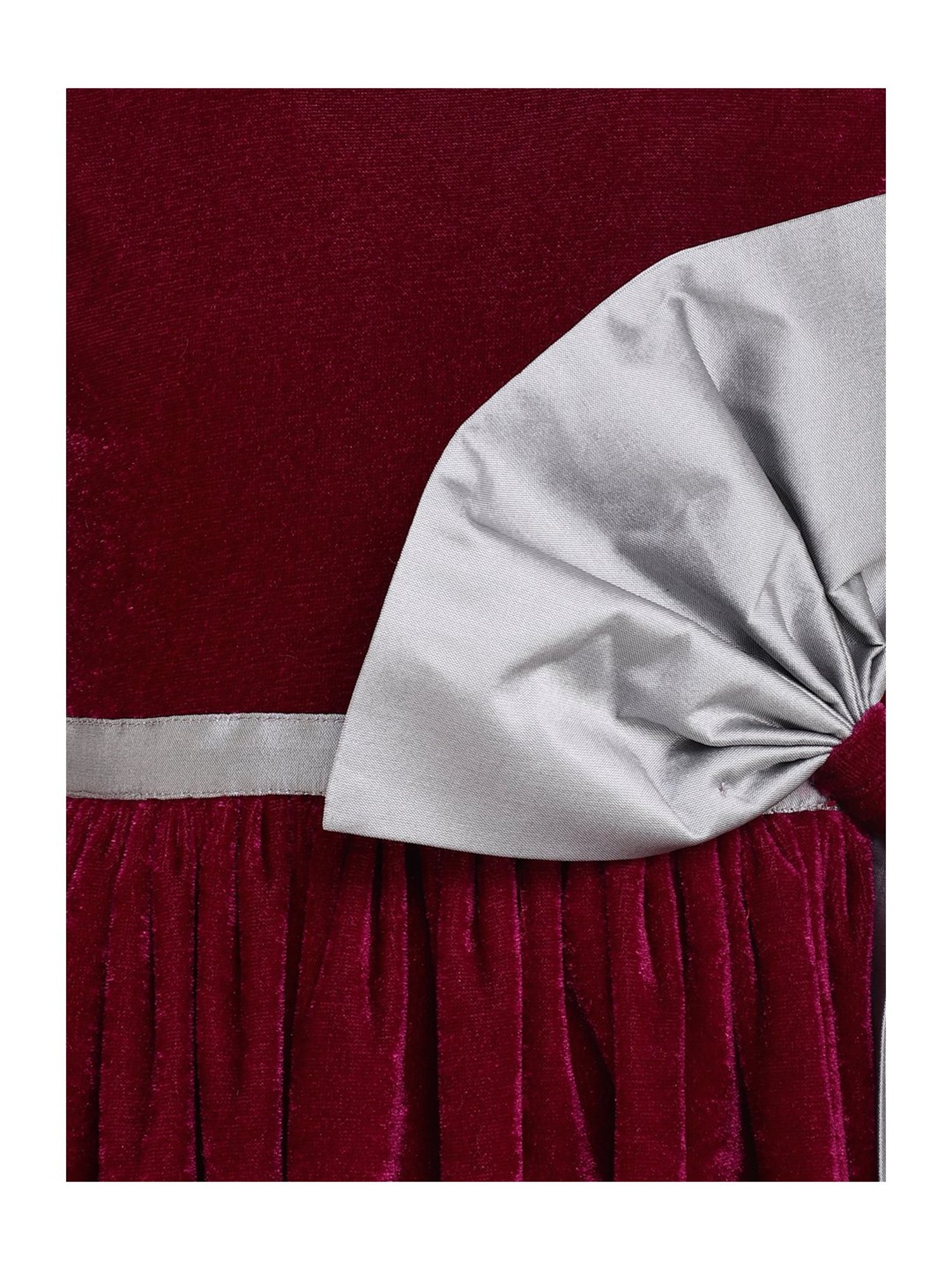 A Little Fable Kids Purple Party Dress