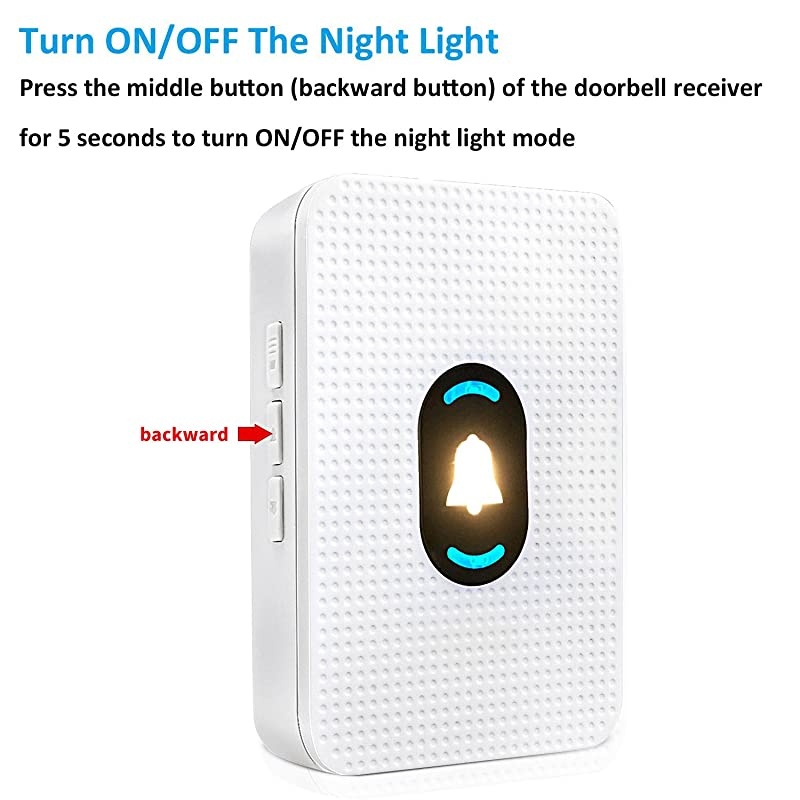 Caregiver Pagers Wireless Emergency Smart Call Button for Elderly Senior Patient Personal Alert Call Button for Home Safety Pager Alert System 3 Receiver+3 Call Buttons